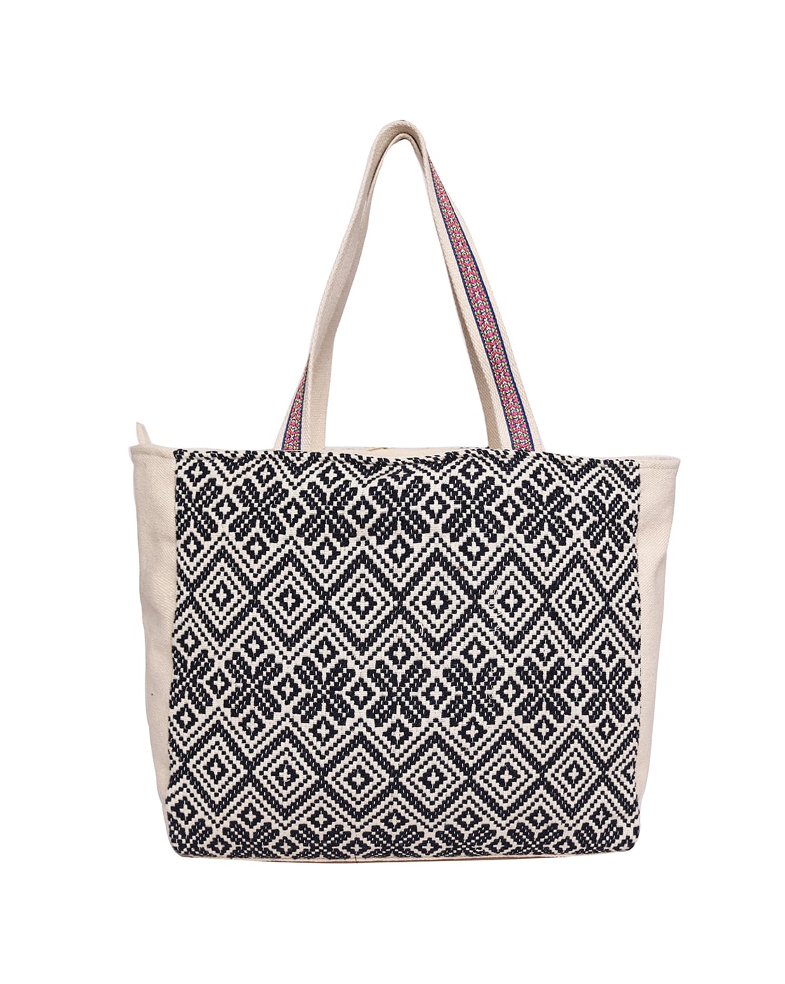 Boho Τσάντα Ώμου με Γεωμετρικό Σχέδιο ASTD0676-2 - Image 6