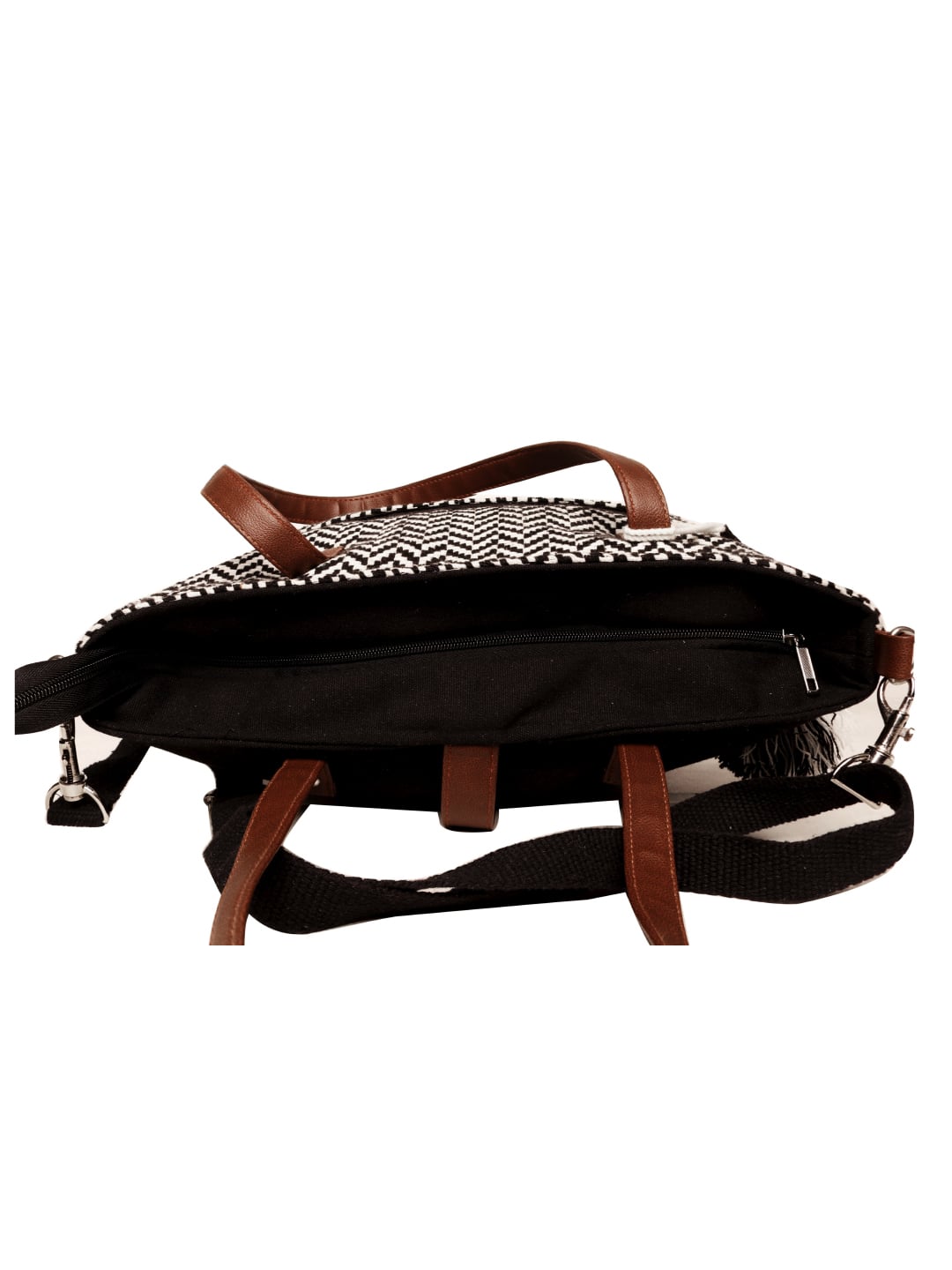 Γυναικεία Τσάντα Ώμου με Ζιγκ-Ζαγκ ASTD0391 - Image 5