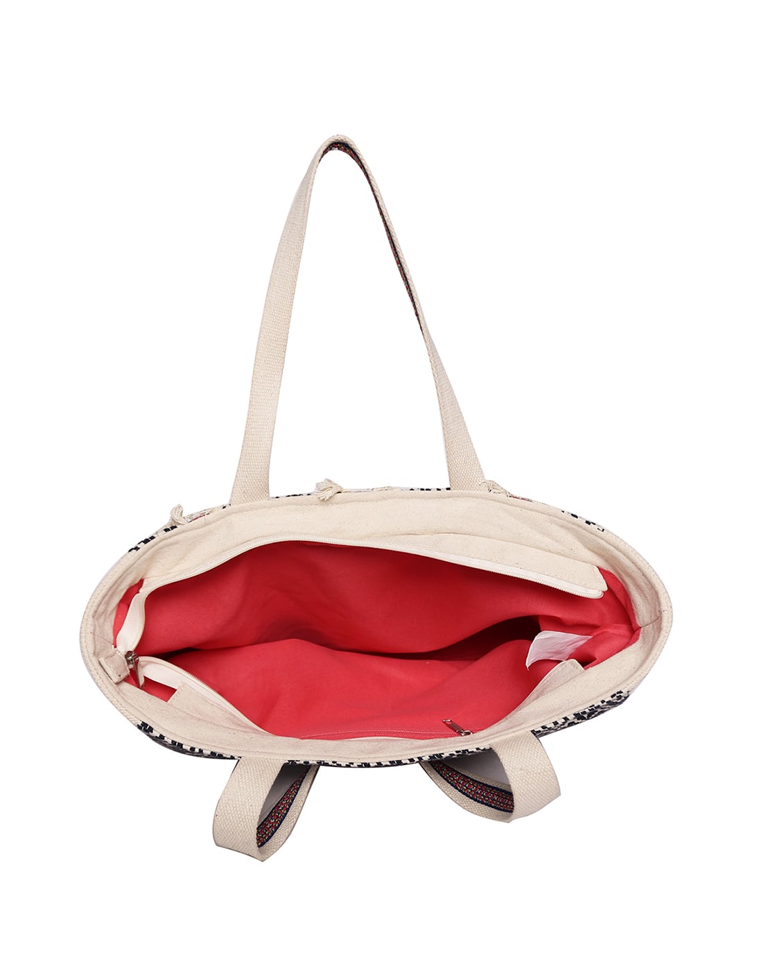 Boho Τσάντα Ώμου με Γεωμετρικό Σχέδιο ASTD0676-2 - Image 3