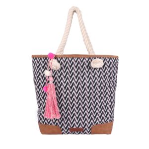 Γυναικεία Τσάντα Ώμου με Ζιγκ-Ζαγκ ASTD0389