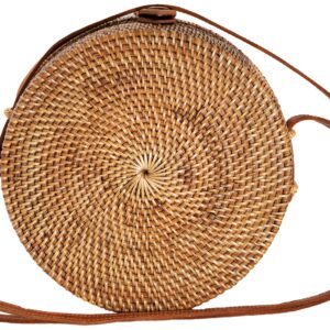 Τσάντα Rattan στρογγυλή JBA.001