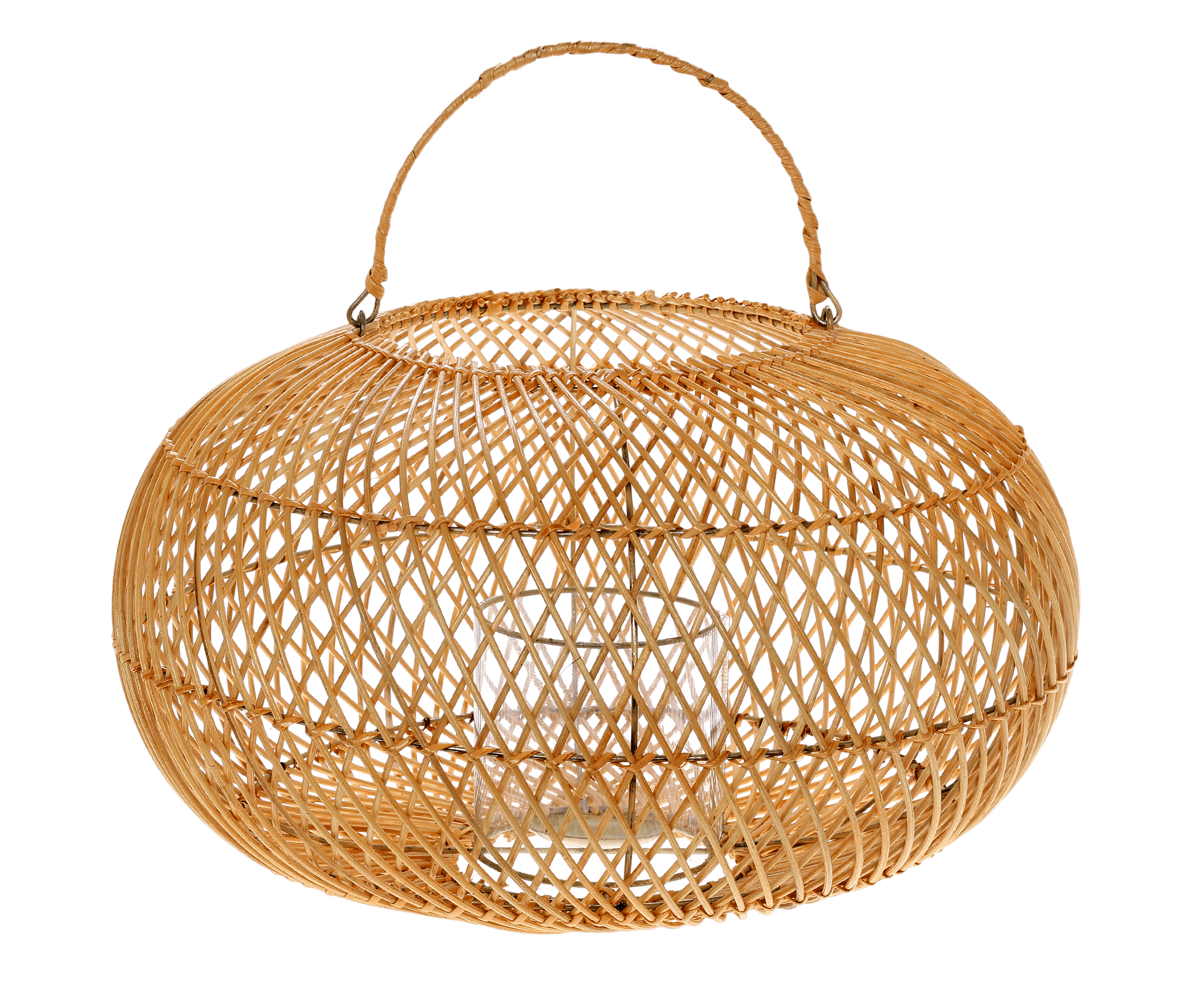 Κηροπήγιο Rattan χειροποίητο LB.002