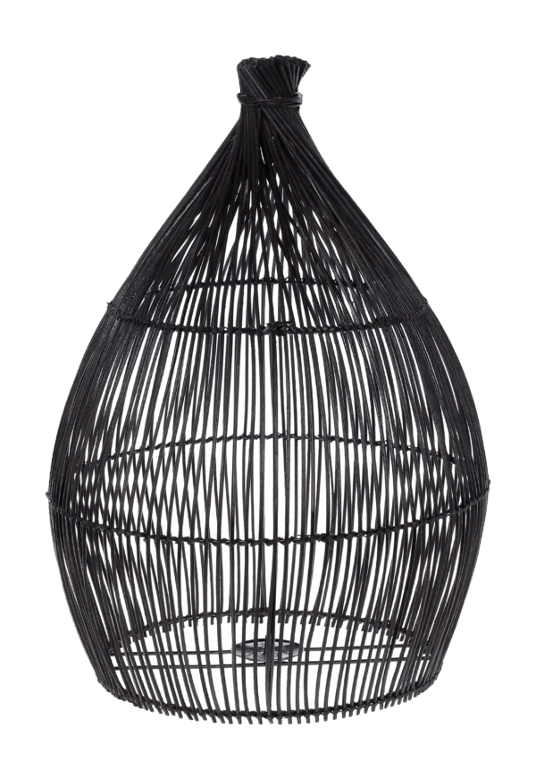 Κηροπήγιο Οβαλ Rattan Χειροποίητο LBB.003