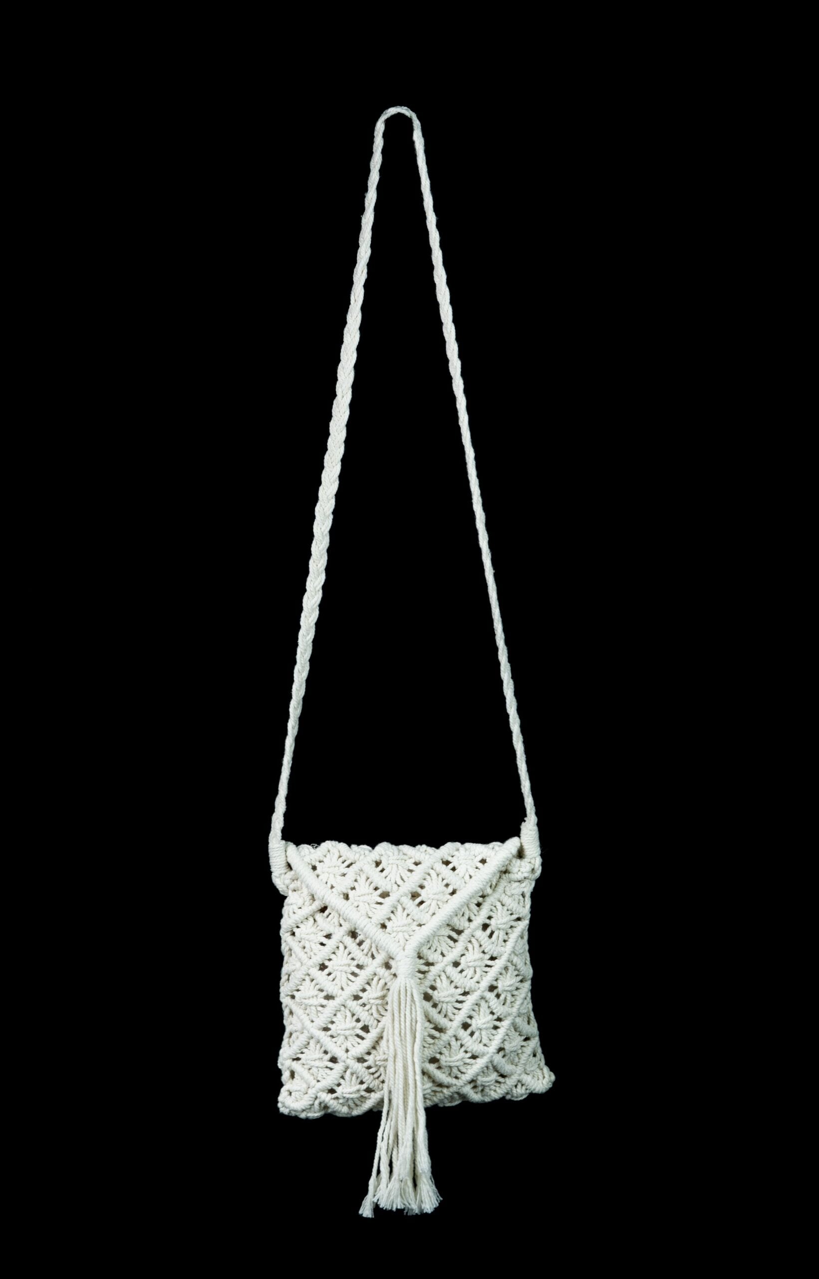 Χειροποίητη Μακραμέ Τσάντα Ώμου MCA.004