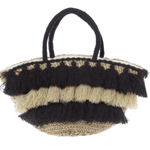 Τσάντα Ψάθινη με φούντες NB.054