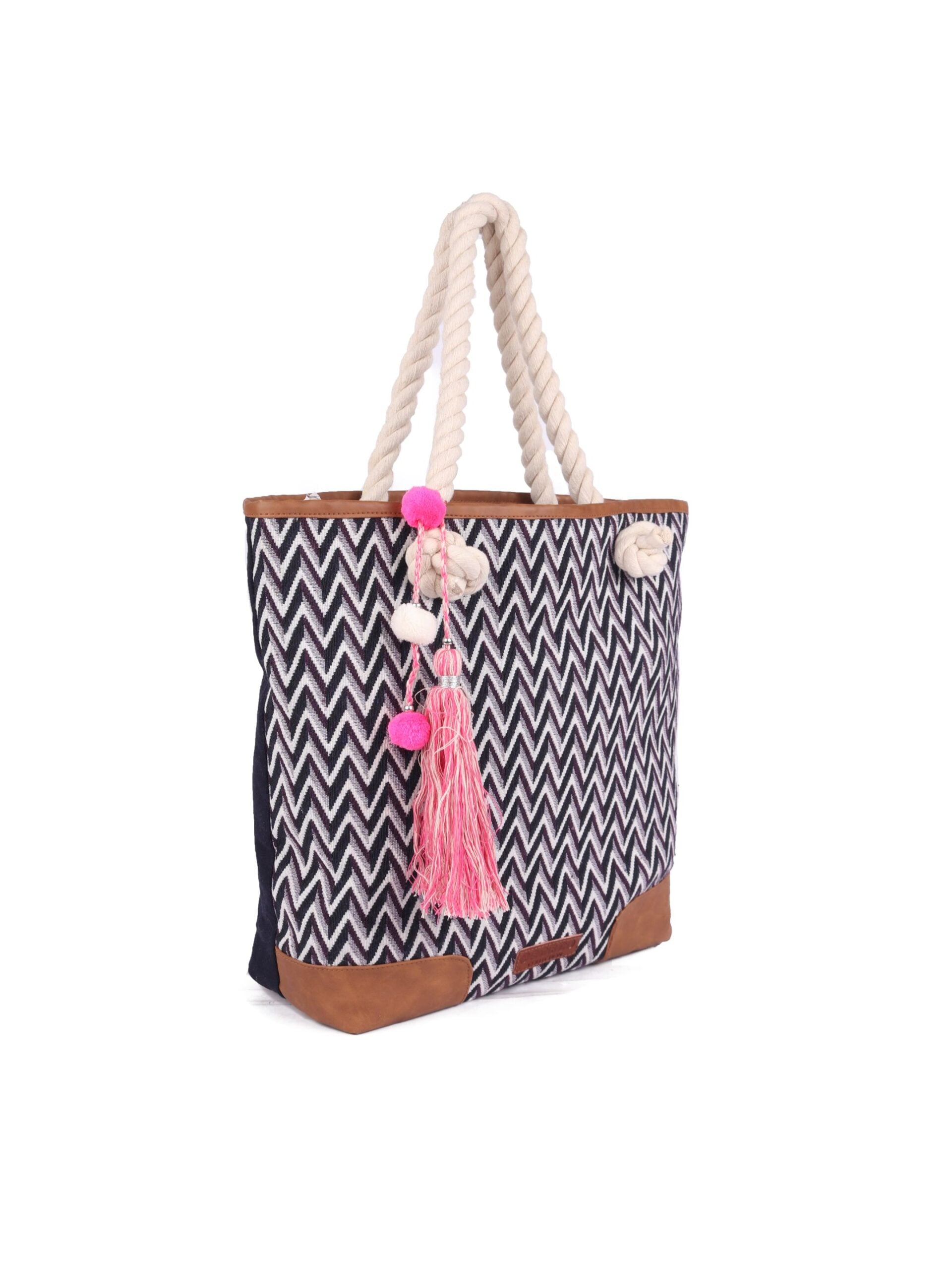 Γυναικεία Τσάντα Ώμου με Ζιγκ-Ζαγκ ASTD0389 - Image 6