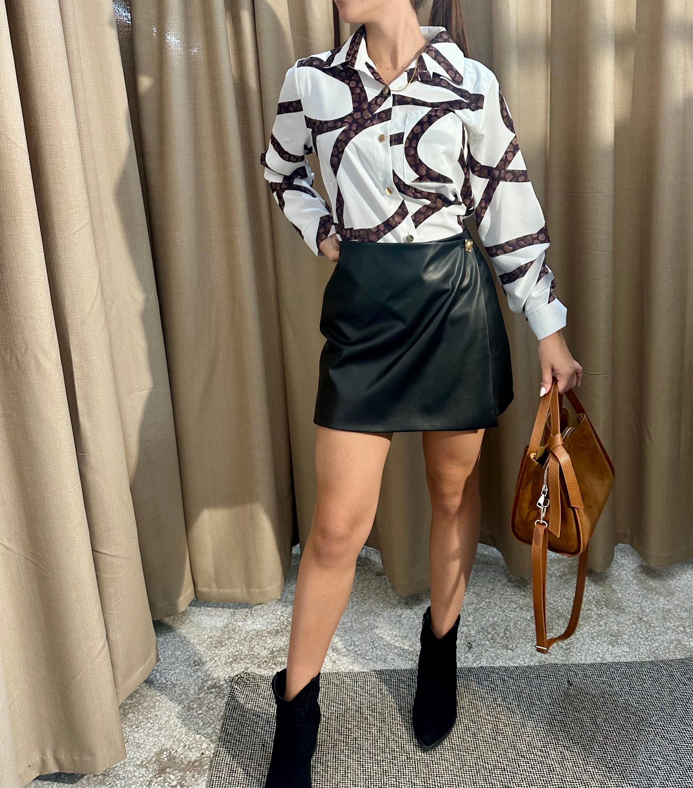 Φούστα Σορτς 435027 Μαύρο - Image 2