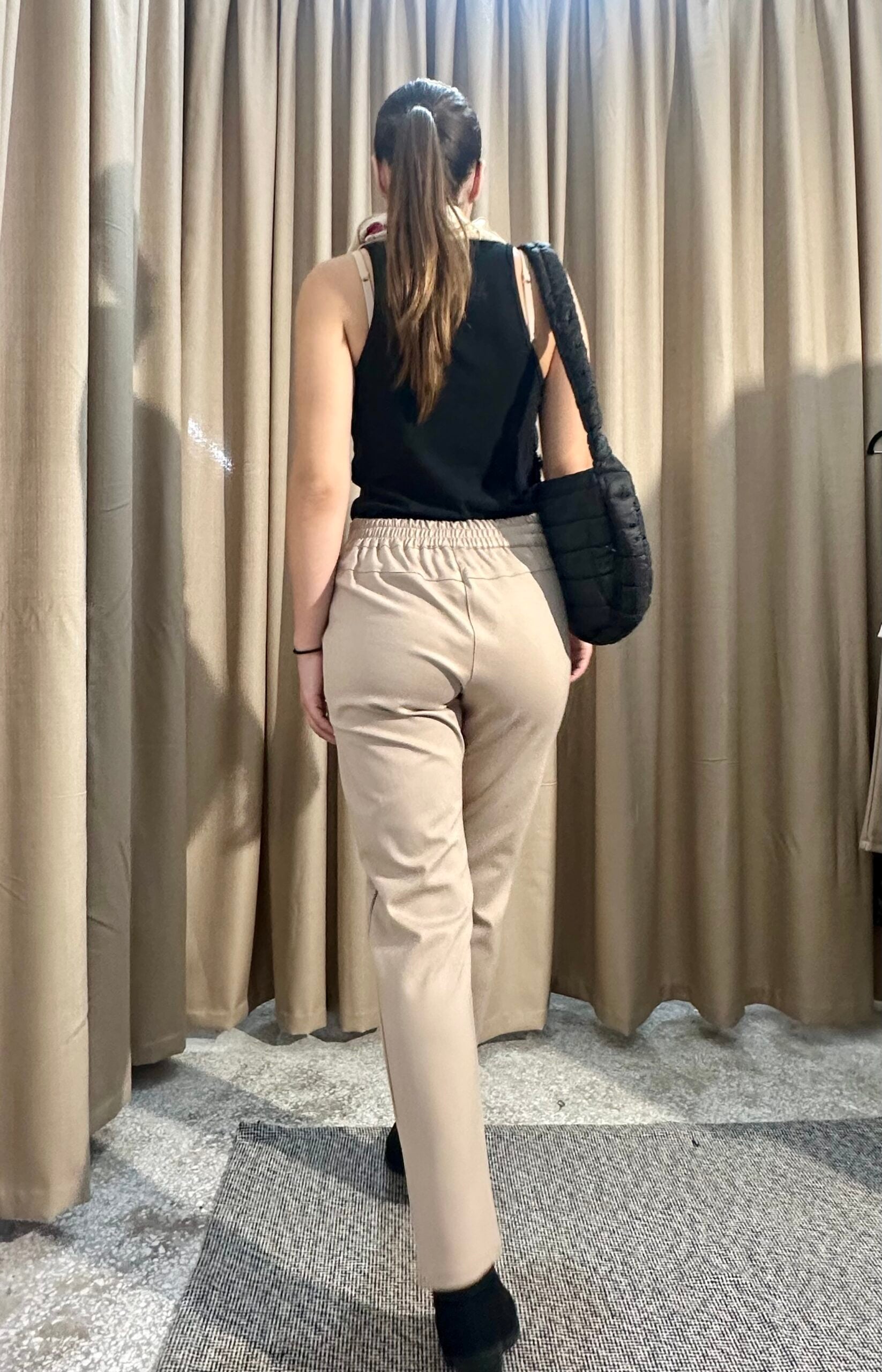 Παντελόνι Υφασμα 435185 Μπεζ - Image 4