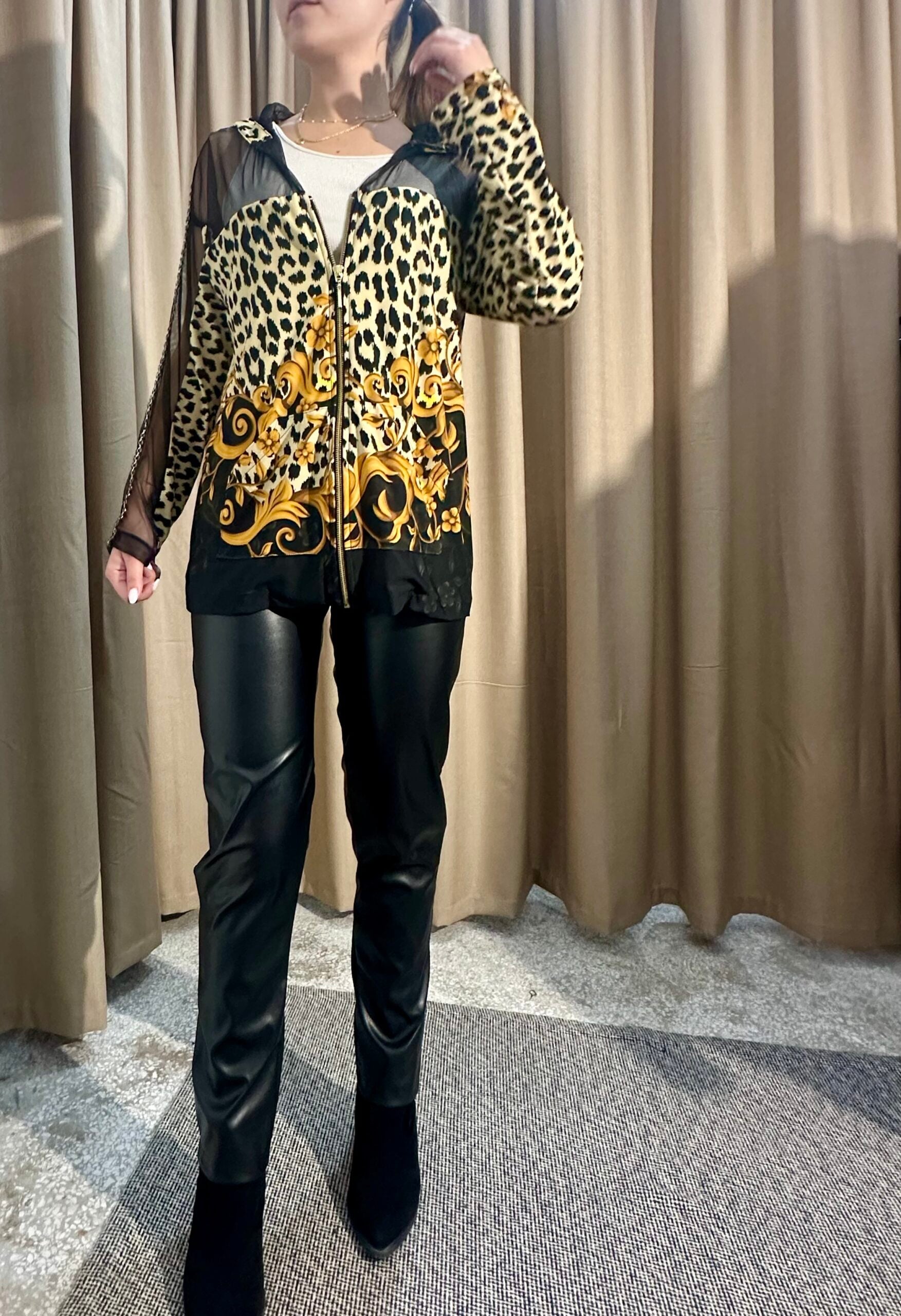 Ζακέτα animal print 457363