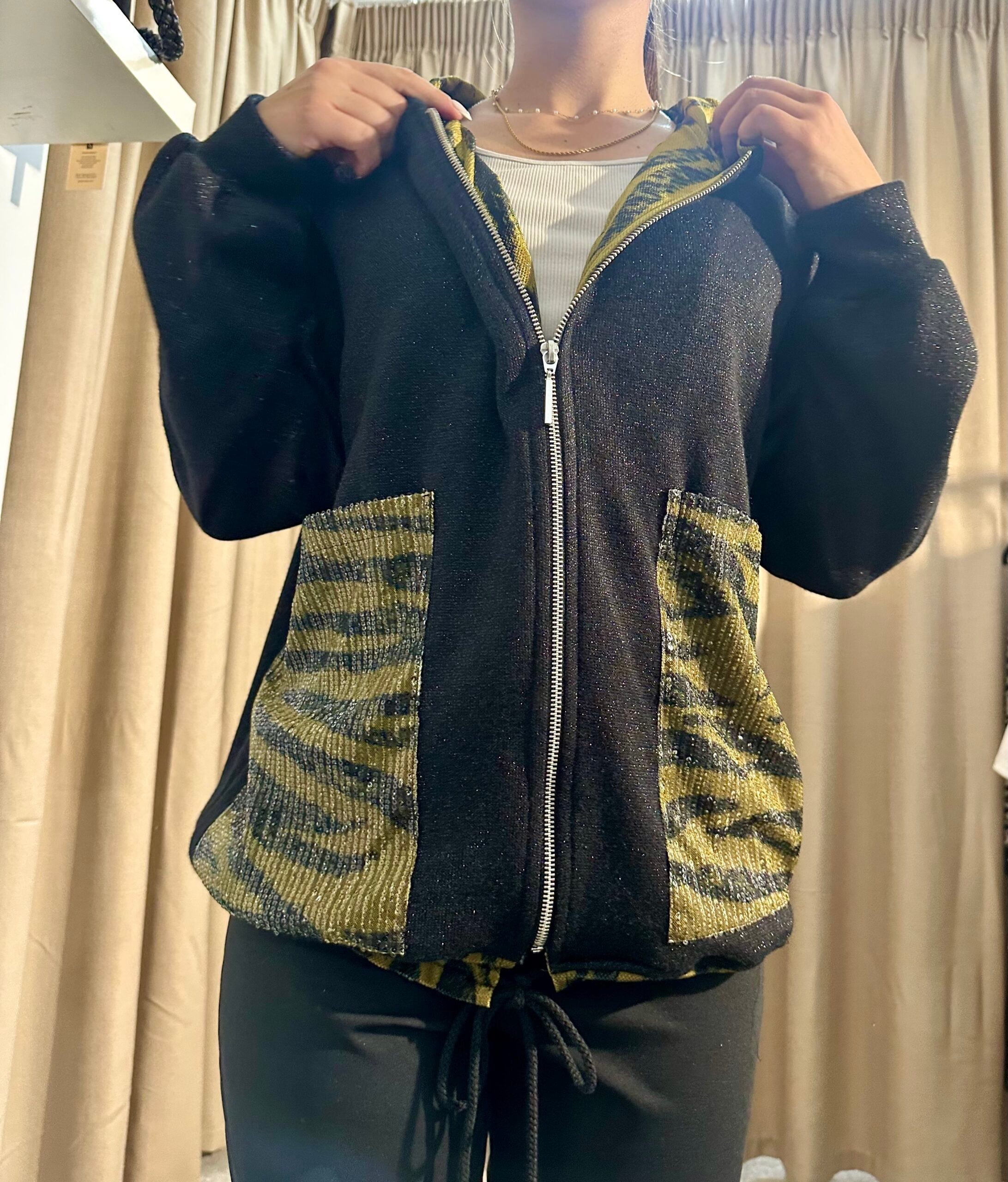 Zακέτα Lourex 457328 Μαύρη - Image 2