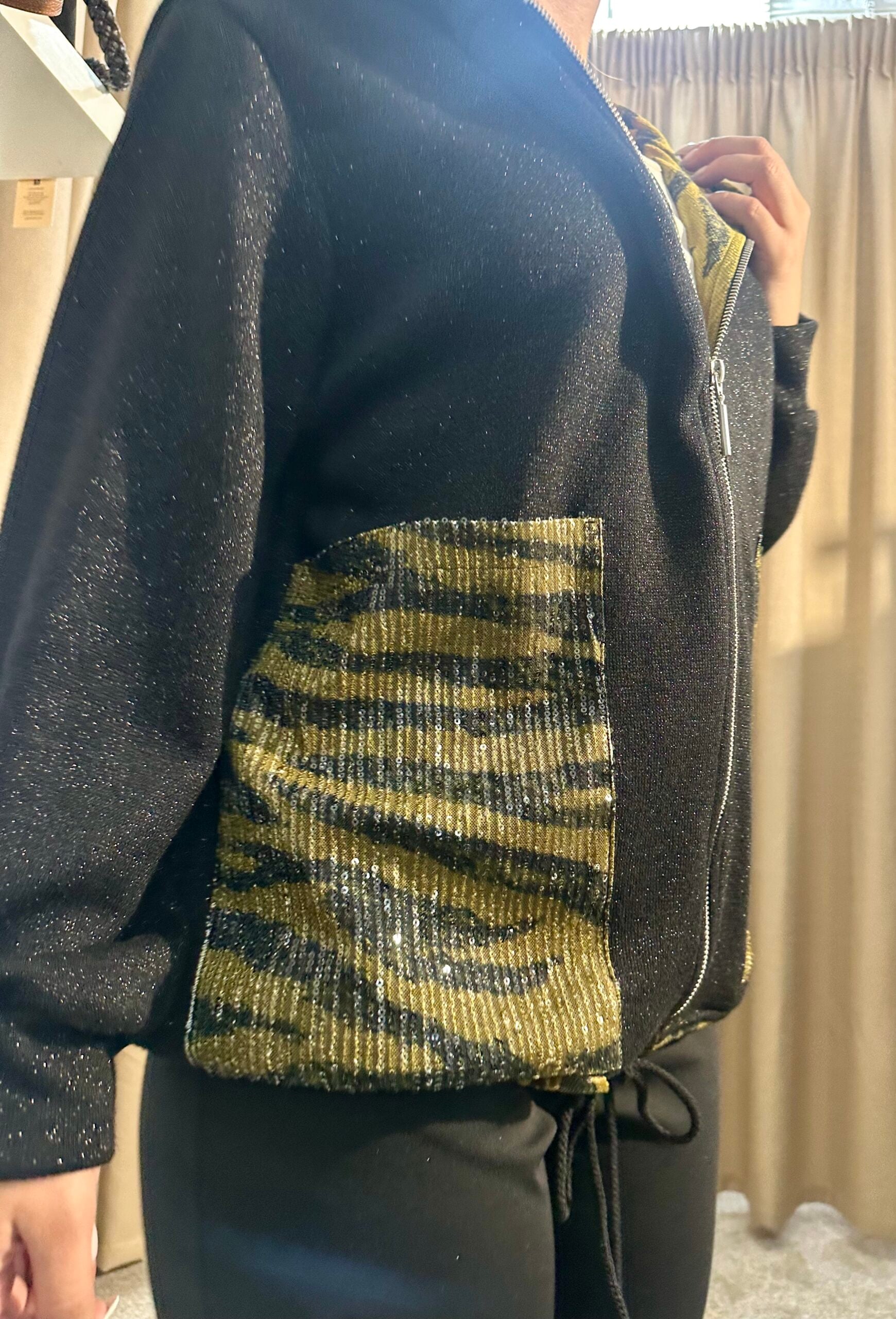 Zακέτα Lourex 457328 Μαύρη - Image 3