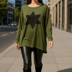 Μπλουζα Αστέρι 415642 Χακί