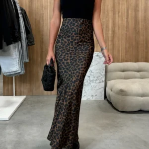 Φούστα SILK animal print 6483-2