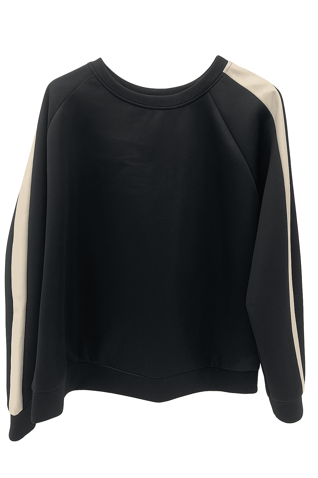 Μπλούζα γυαλιστερή LINE μαύρη