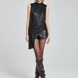 Μπλούζα άσυμμετρη Sequin Tunic