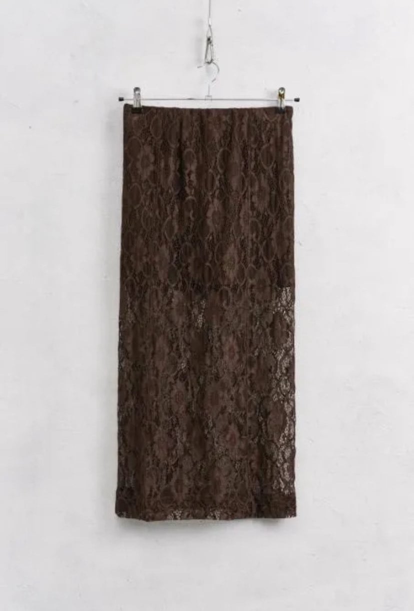 Midi Φούστα με Δαντέλα