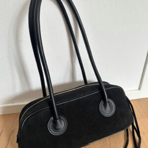 Τσάντα Δερμάτινη ADELLE μαύρη